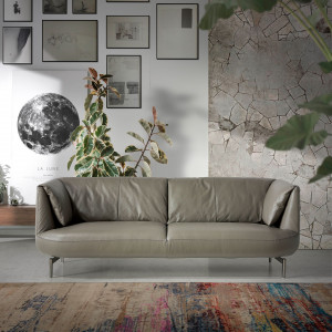 NAVARRE prémium bőr kanapé - 3 személyes