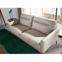 SORIA prémium bőr kanapé - 3 személyes