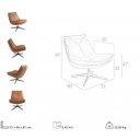 GANDIA prémium bőr fotel