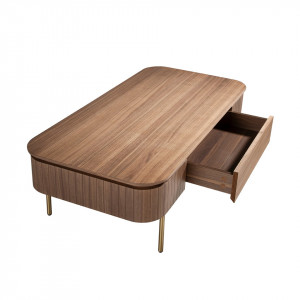 MONTREND exkluzív dió dohányzóasztal - 120cm