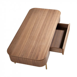 MONTREND exkluzív dió dohányzóasztal - 120cm