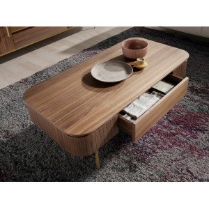 MONTREND exkluzív dió dohányzóasztal - 120cm