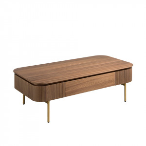 MONTREND exkluzív dió dohányzóasztal - 120cm