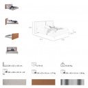 GRANADA exkluzív ágykeret - 180x200cm