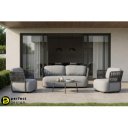 LOMBARDI prémium kültéri szett - beige/szürke