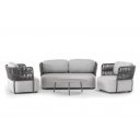 LOMBARDI prémium kültéri szett - beige/szürke