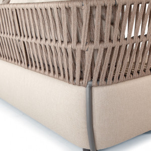 LOMBARDI prémium kültéri szett - beige/szürke