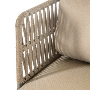 LOMBARDI prémium kültéri szett - beige/szürke