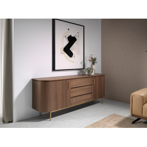 MONTREND exkluzív dió komód - 210cm