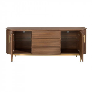 MONTREND exkluzív dió komód - 210cm