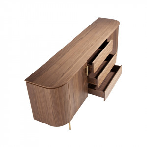 MONTREND exkluzív dió komód - 210cm