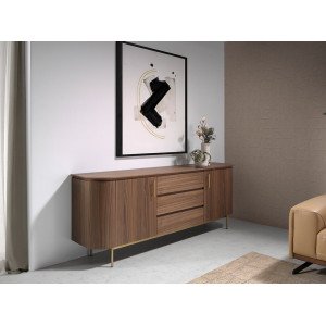MONTREND exkluzív dió komód - 210cm