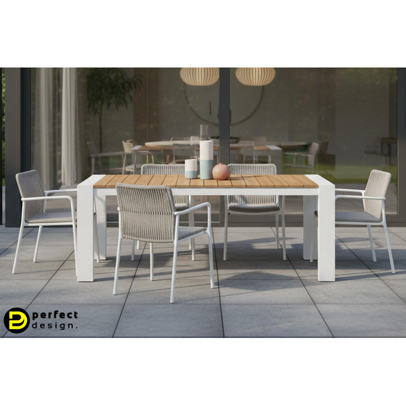 BERING bővíthető kültéri asztal - 222-292cm