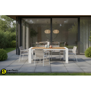 BERING bővíthető kültéri asztal - 222-292cm