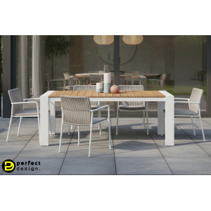 BERING bővíthető kültéri asztal - 222-292cm Étkezőasztalok