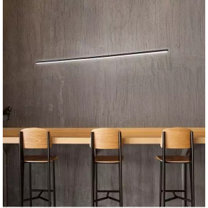 LINEA LED függőlámpa - 100cm - fekete