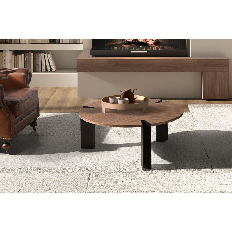 NAHARRO exkluzív dió dohányzóasztal