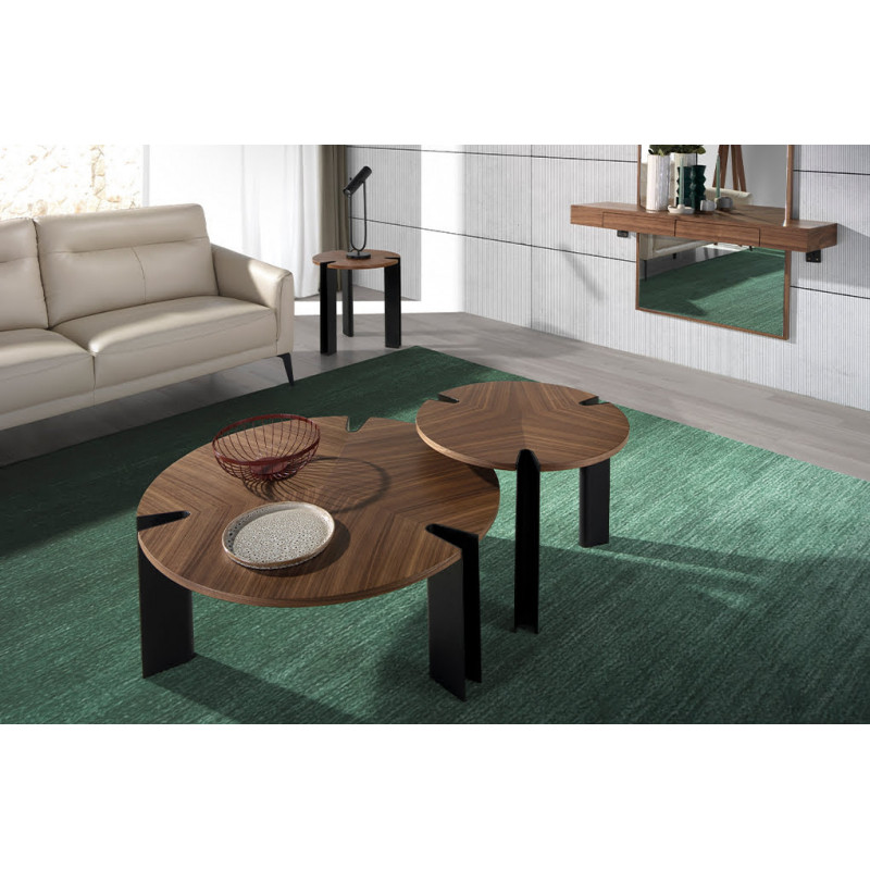 NAHARRO exkluzív dió dohányzóasztal szett