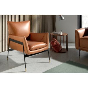 PASCAL prémium bőr fotel - barna Angel Cerdá