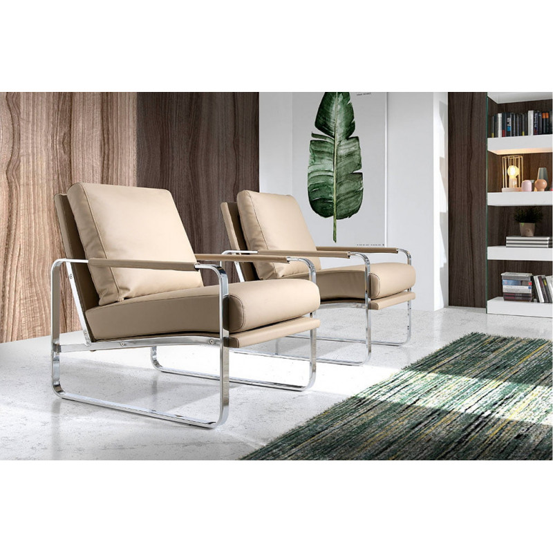 PAMPLONA design fotel - szürke