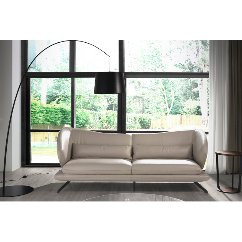 HURONA prémium bőr kanapé - 3 személyes