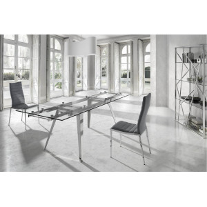 VALLADOL prémium üveg étkezőasztal - 160-240cm Angel Cerdá