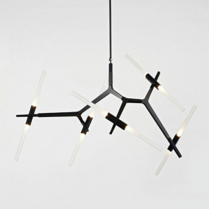 STICKS - 10 design LED függőlámpa - fekete