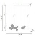 ORION BLACK design függőlámpa