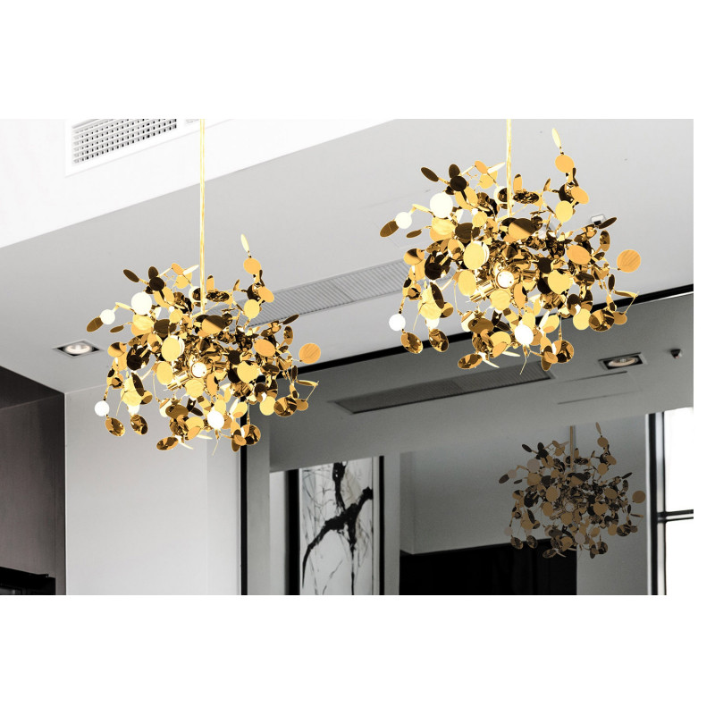 MONETTI modern függőlámpa - arany