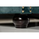 CHESTER bársony kanapé - 205cm - petrol