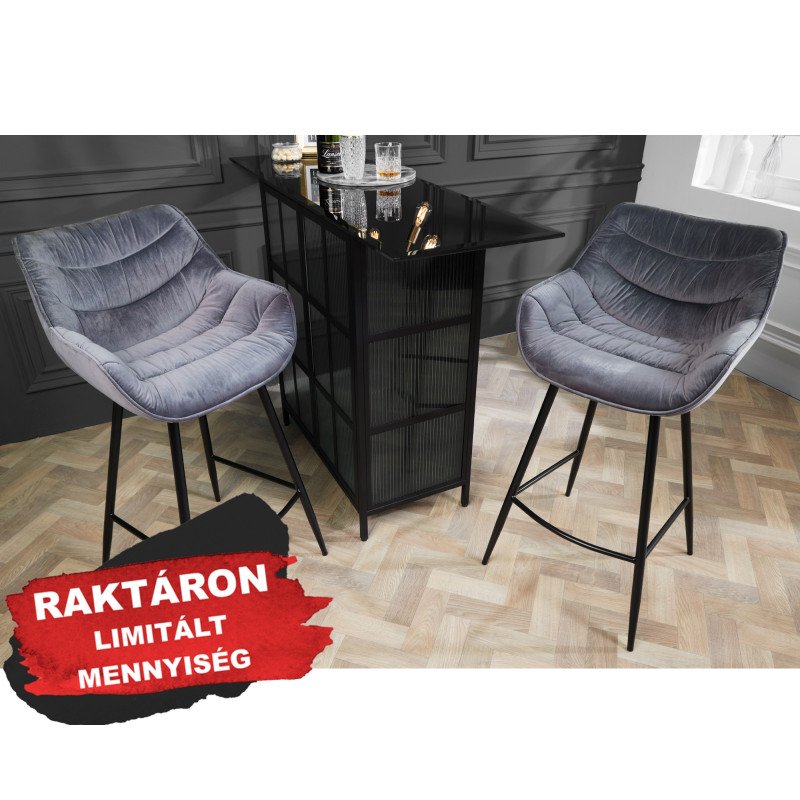 MATCH design bárszék - szürke