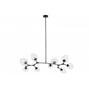 ORCHID modern függőlámpa - 150cm - fekete Függőlámpák