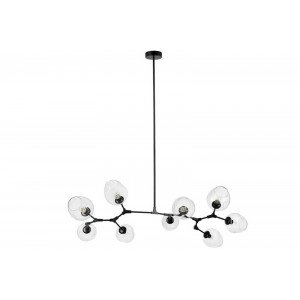 ORCHID modern függőlámpa - 150cm - fekete Függőlámpák