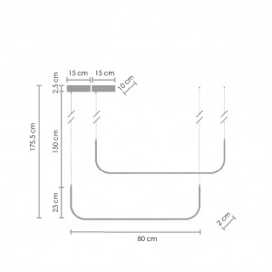 MINIMA LED design függőlámpa