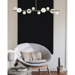 MILKY DROP modern függőlámpa - 120cm