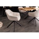 PAPILLON design forgatható szék - beige