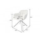 PAPILLON design forgatható szék - beige