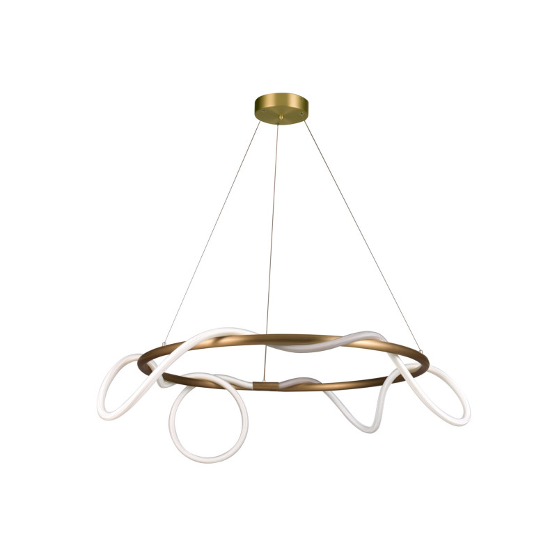 FANTASIA design LED függőlámpa - 60cm - arany