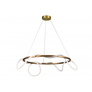 FANTASIA design LED függőlámpa - 60cm - arany Függőlámpák