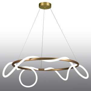 FANTASIA design LED függőlámpa - 60cm - arany