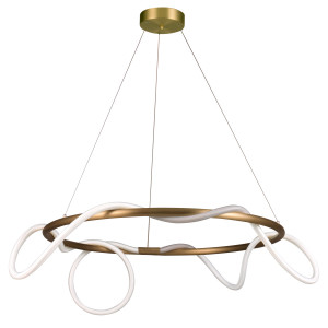 FANTASIA design LED függőlámpa - 60cm - arany
