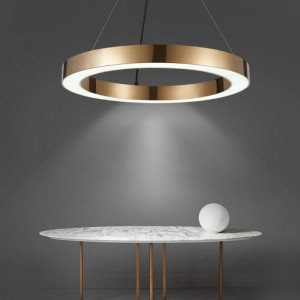 LED CIRCLE design függőlámpa - réz - 40/60/80cm