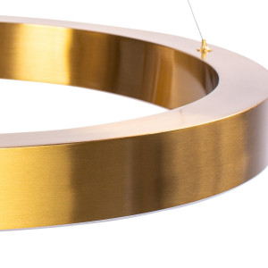 LED CIRCLE design függőlámpa - réz - 40/60/80cm