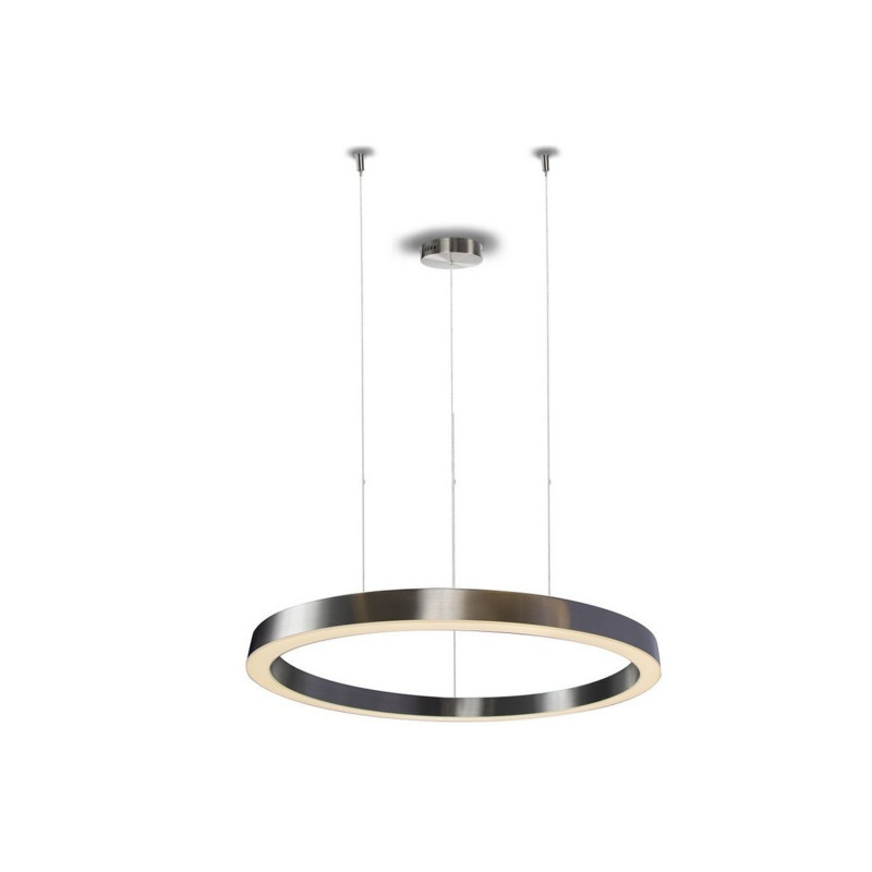 LED CIRCLE design függőlámpa - nikkel - 40/60/80/100cm