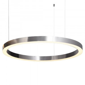 LED CIRCLE design függőlámpa - nikkel - 40/60/80/100cm