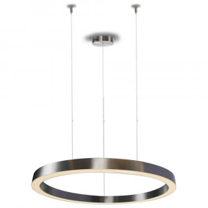 LED CIRCLE design függőlámpa - nikkel - 40/60/80/100cm