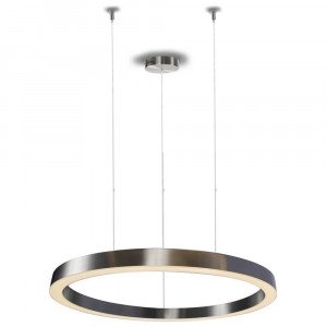 LED CIRCLE design függőlámpa - nikkel - 40/60/80/100cm