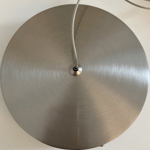 LED CIRCLE design függőlámpa - nikkel - 40/60/80/100cm