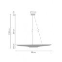 BLACK TUBE design függőlámpa