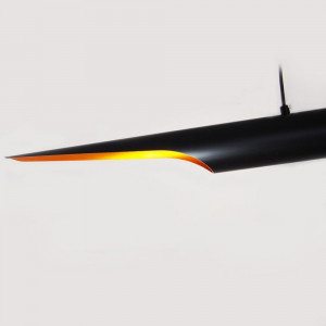 BLACK TUBE design függőlámpa